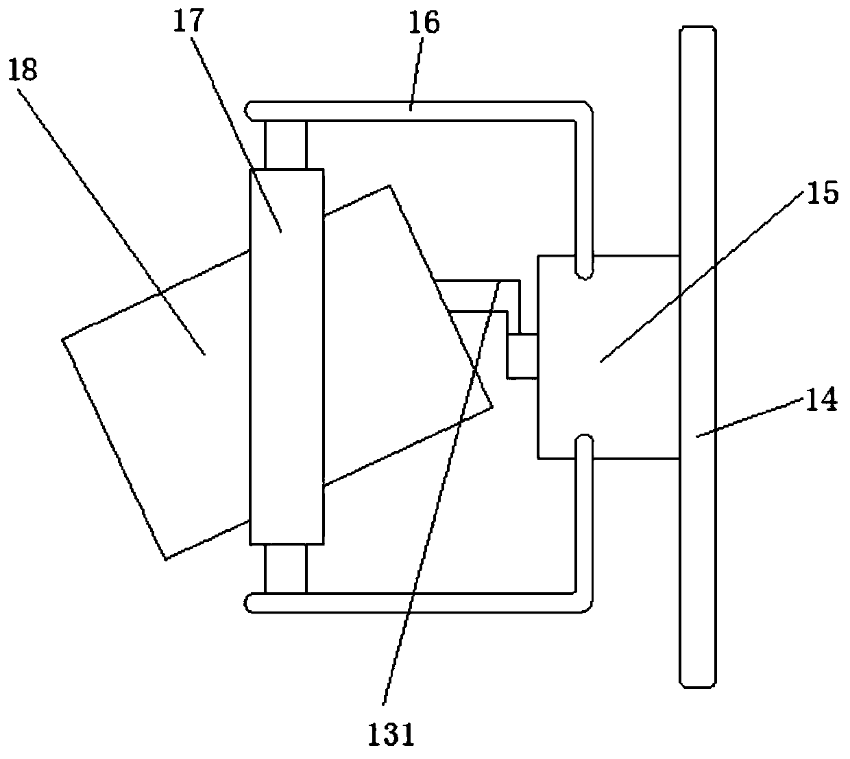 Multimedia video camera based on mechanical transmission principle