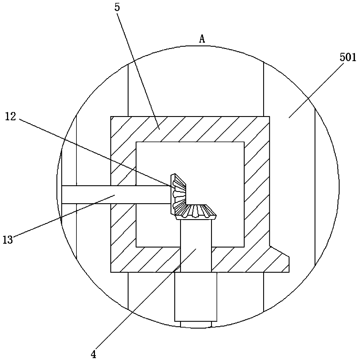 Multimedia video camera based on mechanical transmission principle