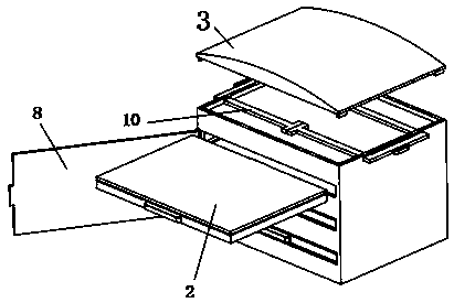 Packaging paper box for button cells