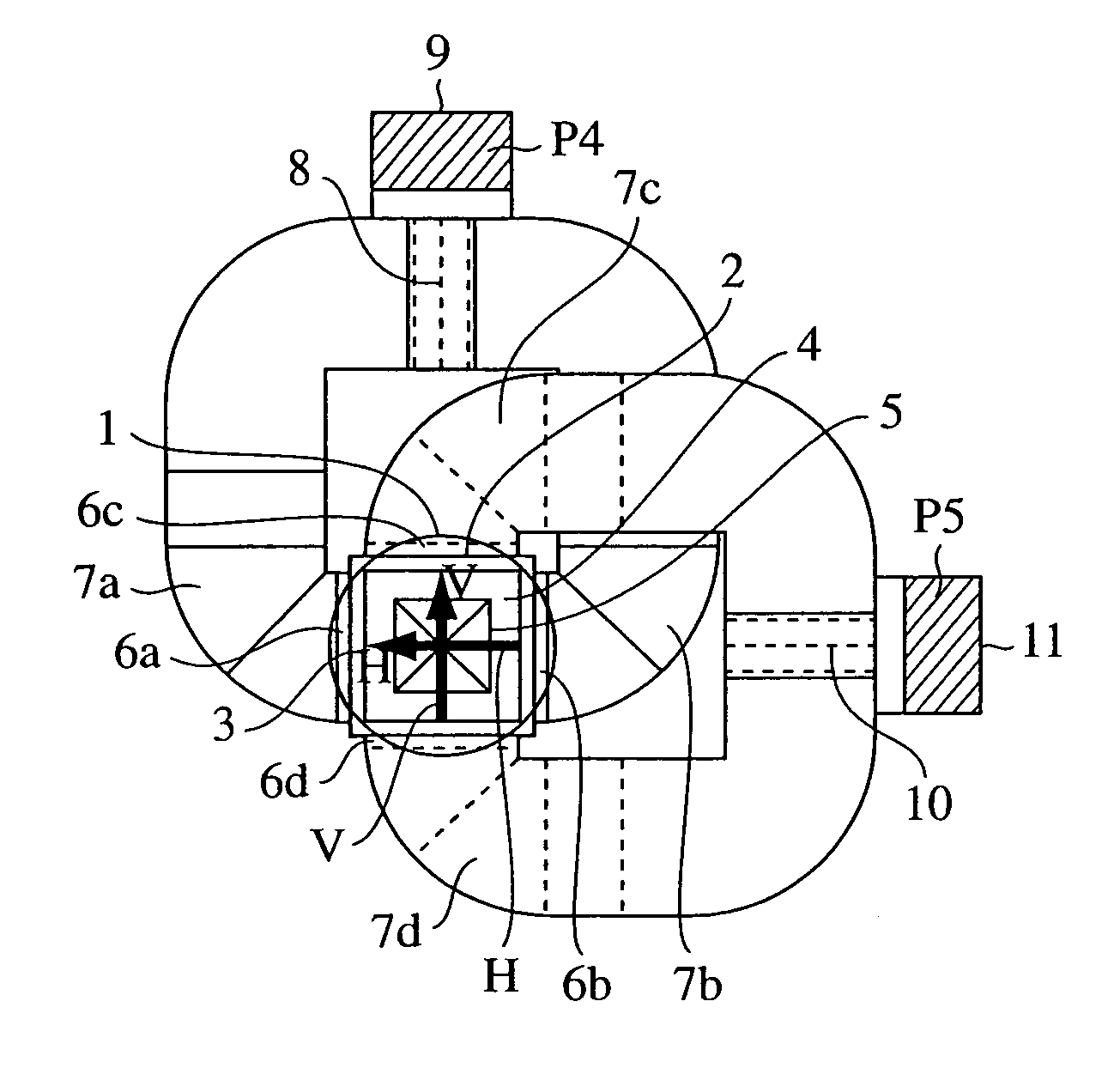 Waveguide orthomode transducer