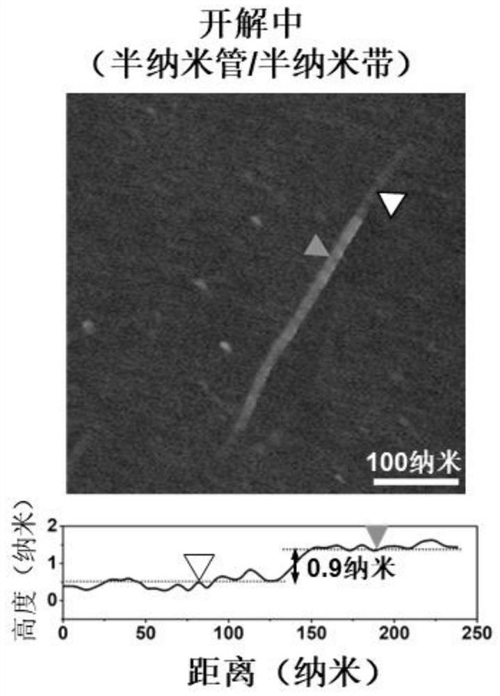 Semiconductor graphene nanobelt as well as preparation method and application thereof