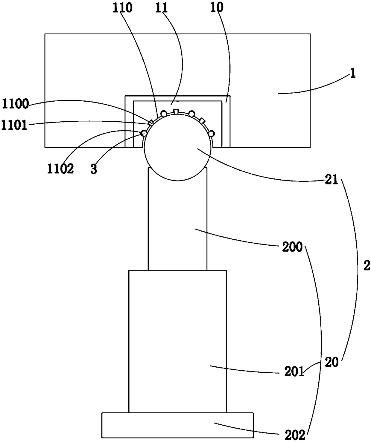 Multi-angle rotating jewelry display device