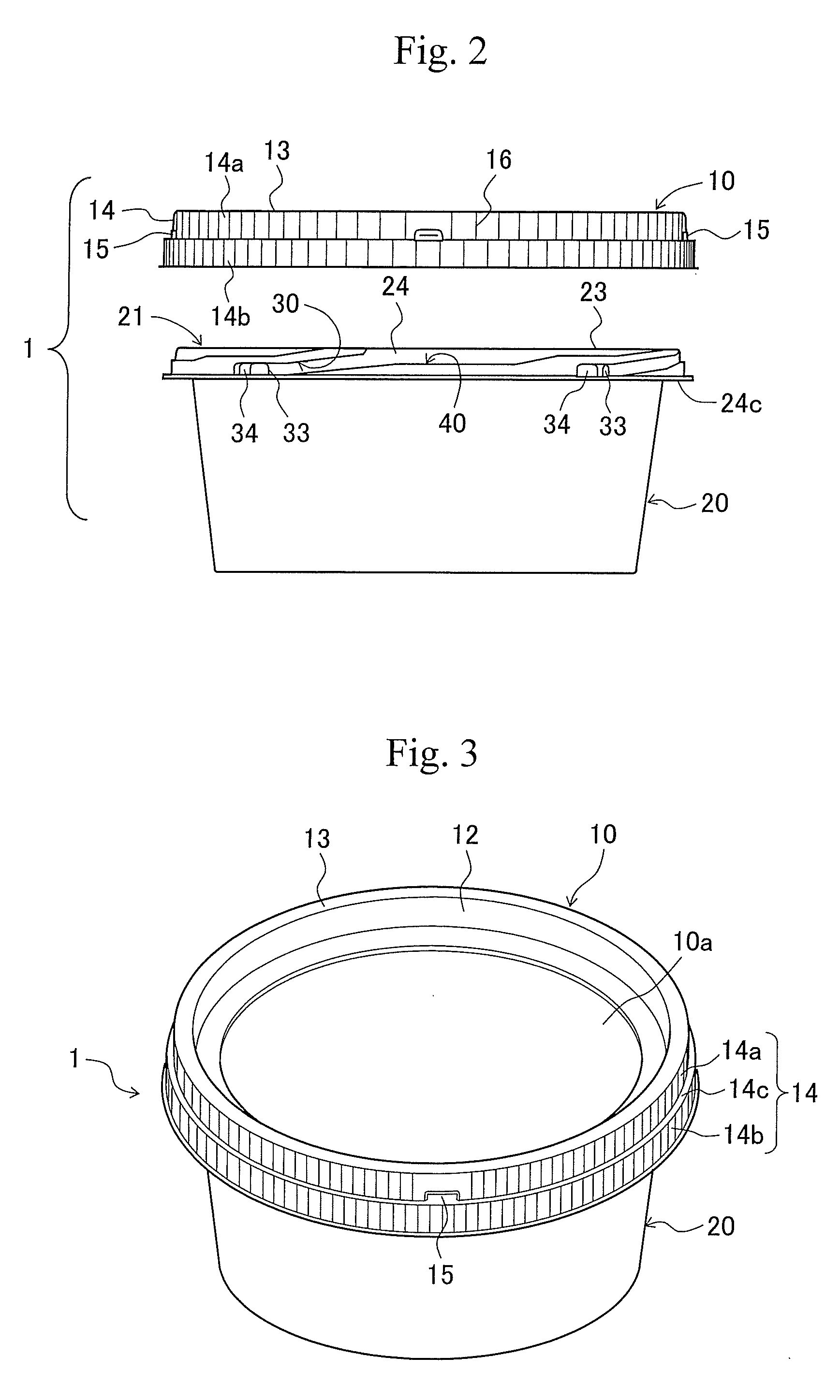 Container with lid