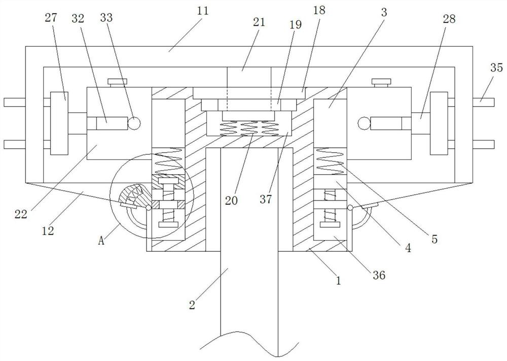 An anti-seismic device for a building structure