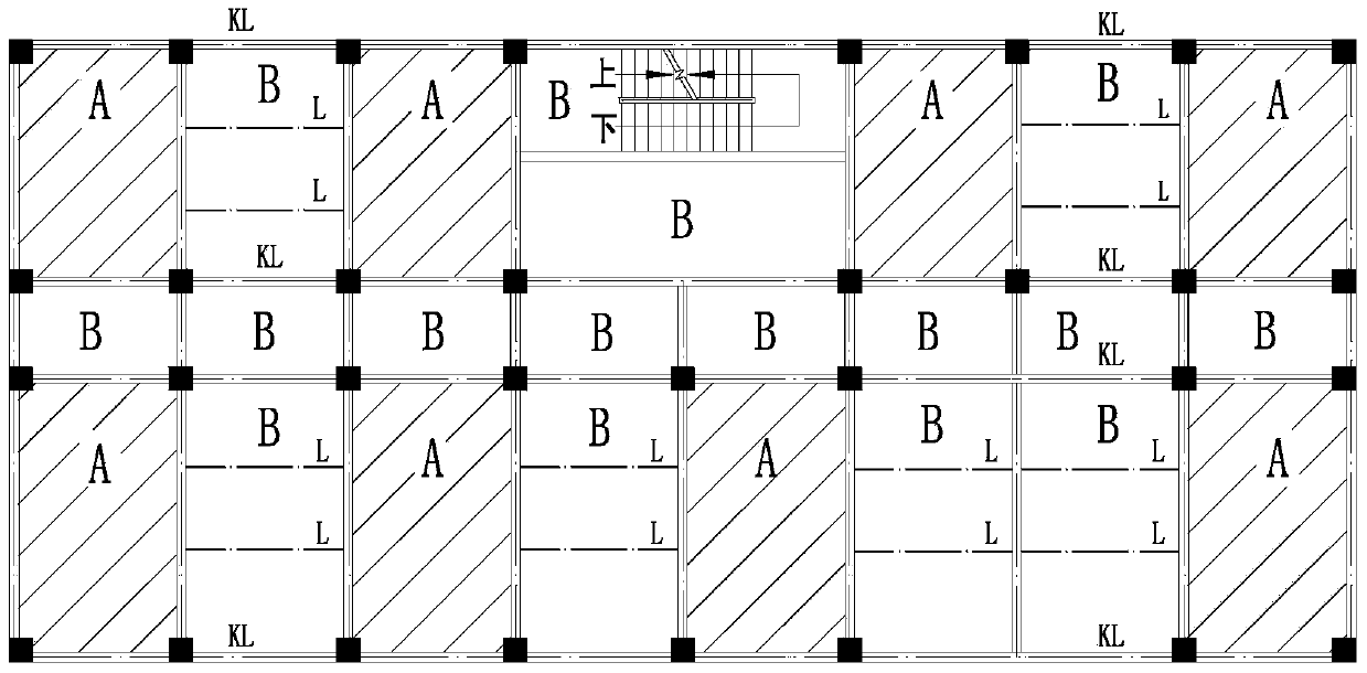 Primary and secondary module unit combination structure of high-rise module building space and connection method thereof