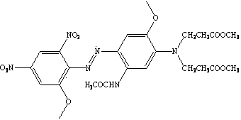 An environmentally friendly disperse dye