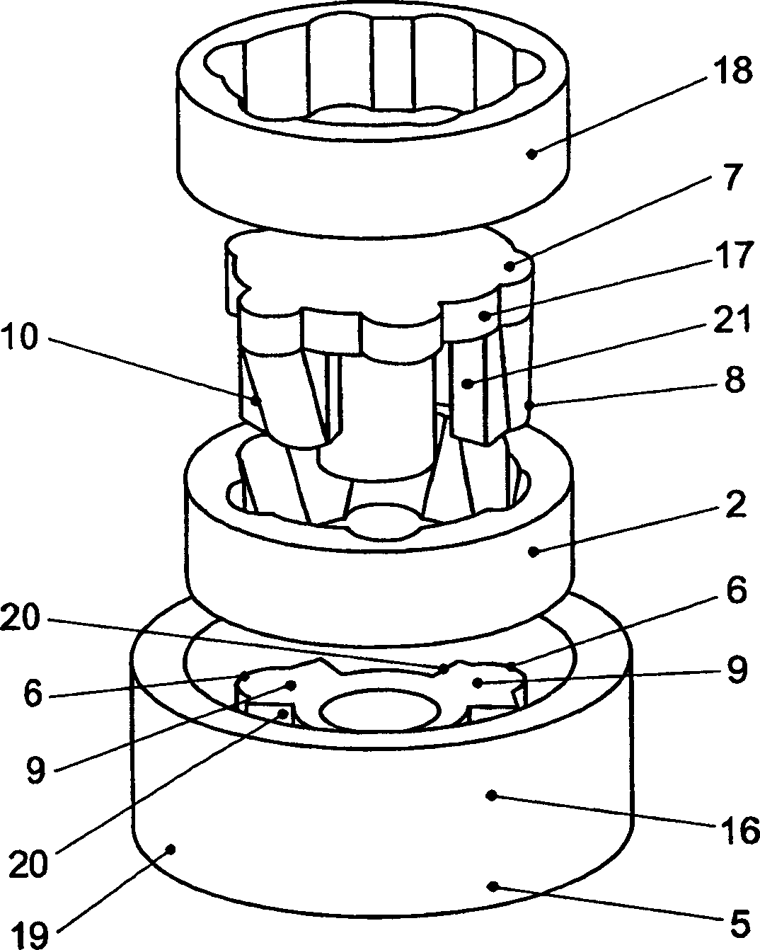 Apparatus and method for making spiral rollaway nest by pressure manufacturing or shaping