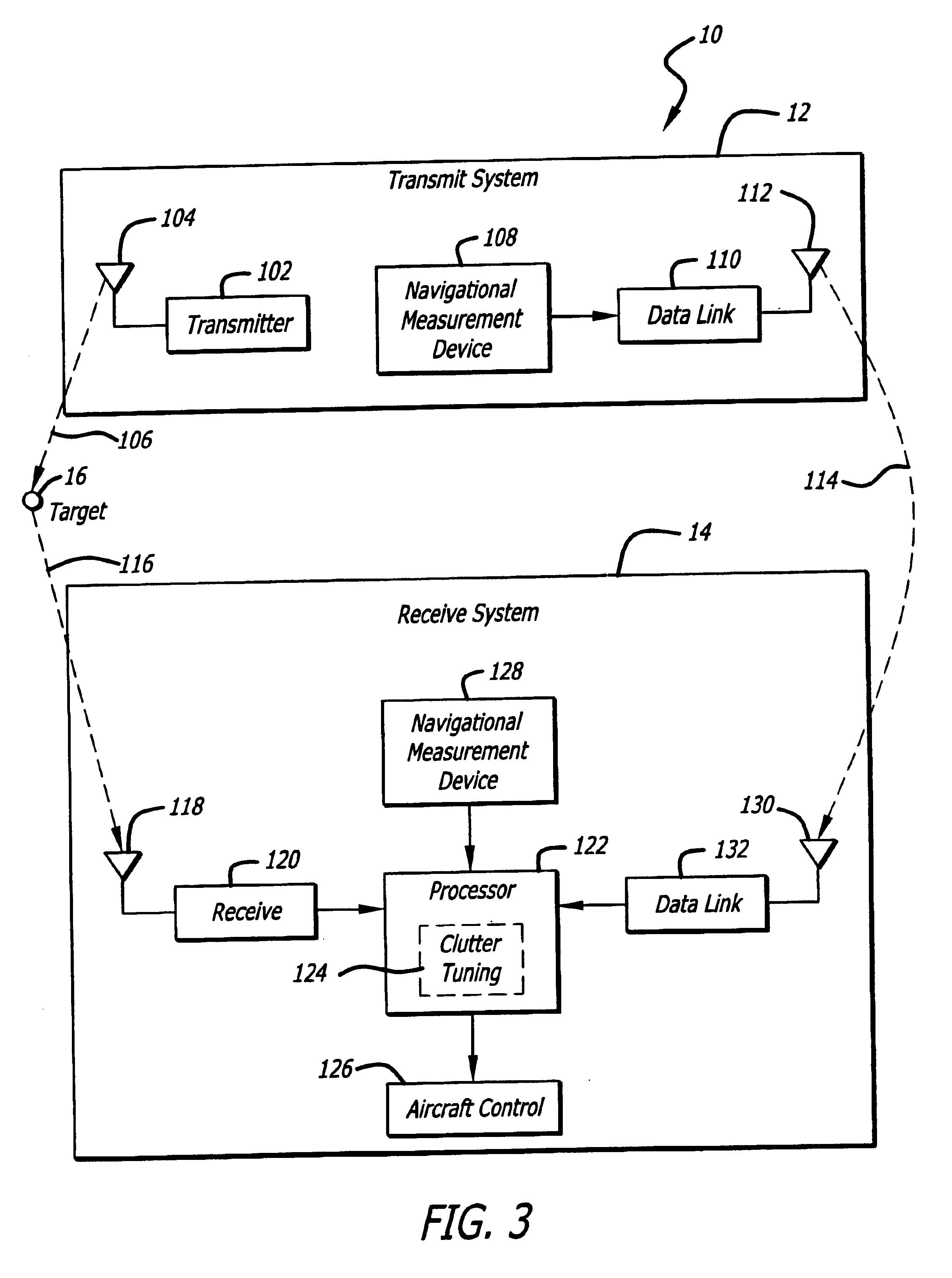 Generalized clutter tuning for bistatic radar systems