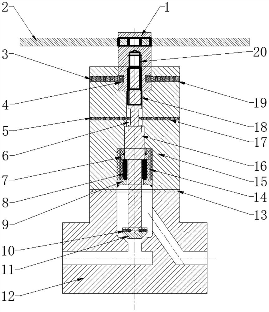 Corrugated pipe filling valve structure