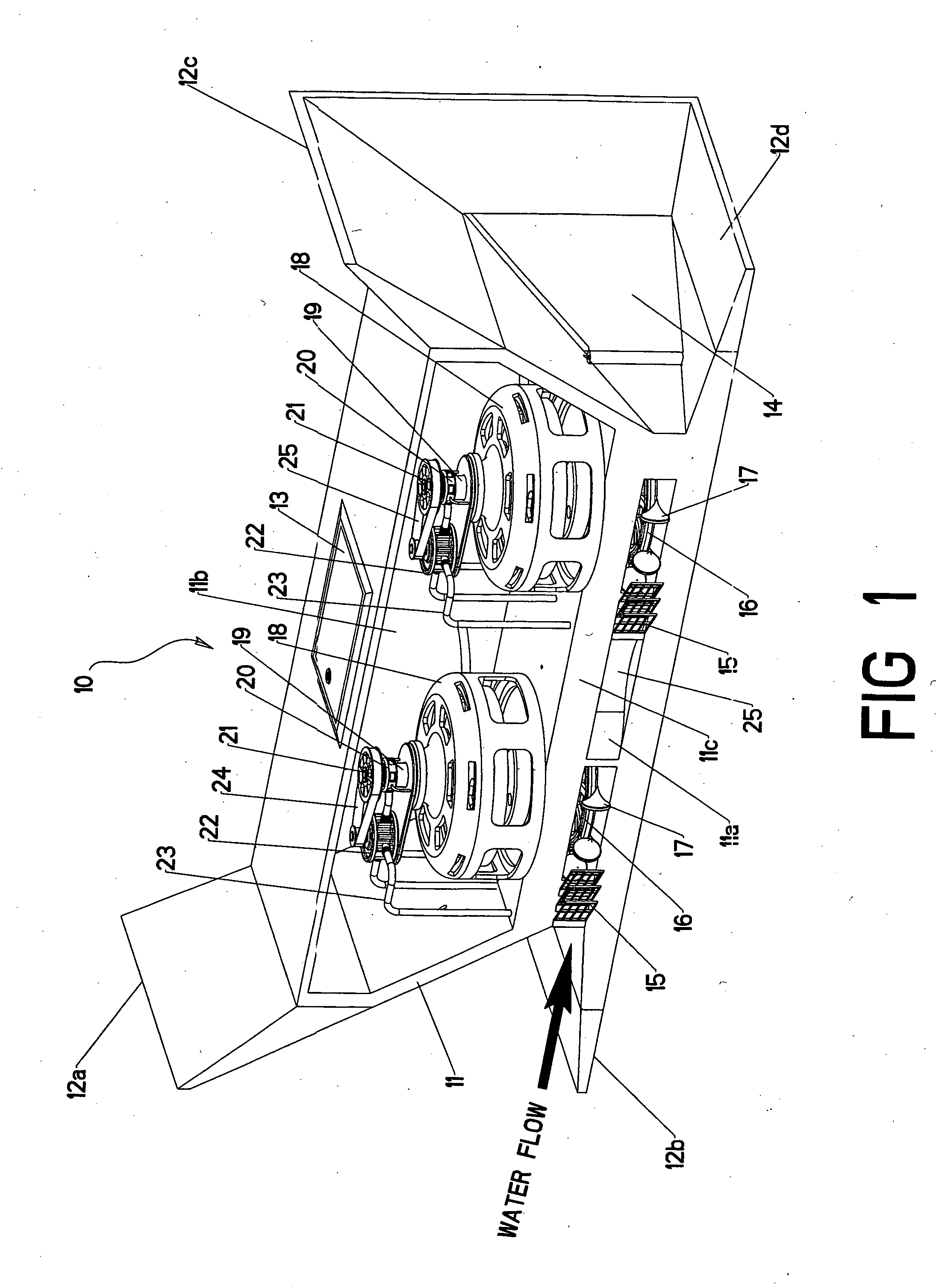 Transportable hydro-electric generating system