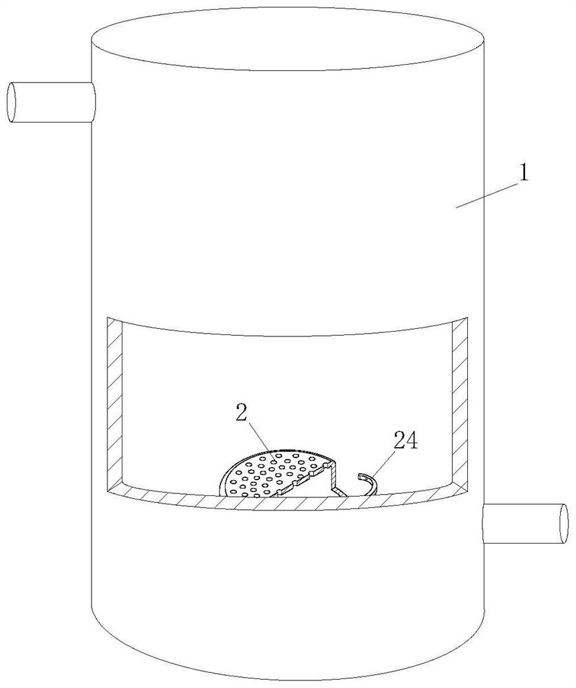 Low-energy-consumption sewage deep denitrification system