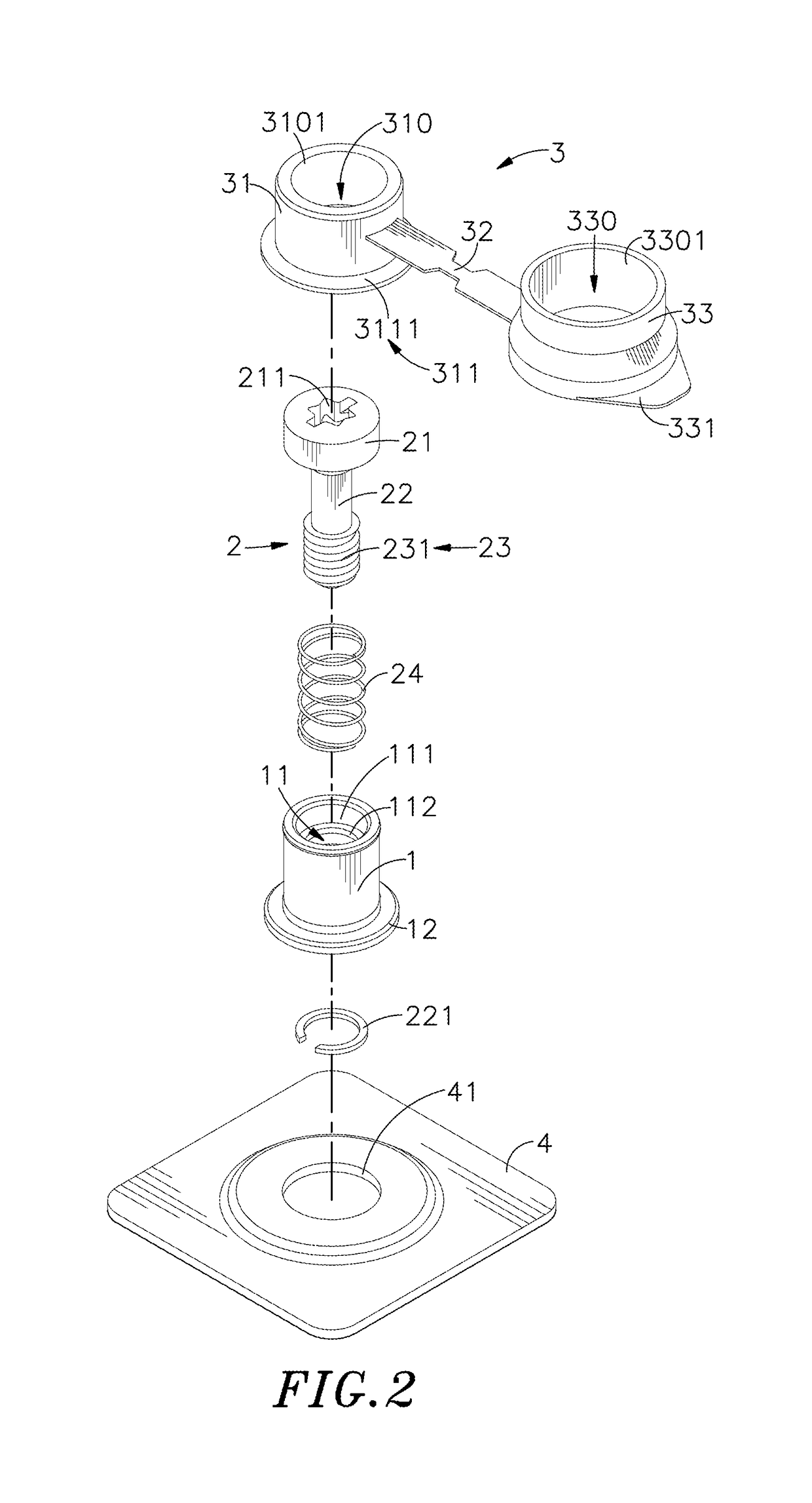 Floating fastener