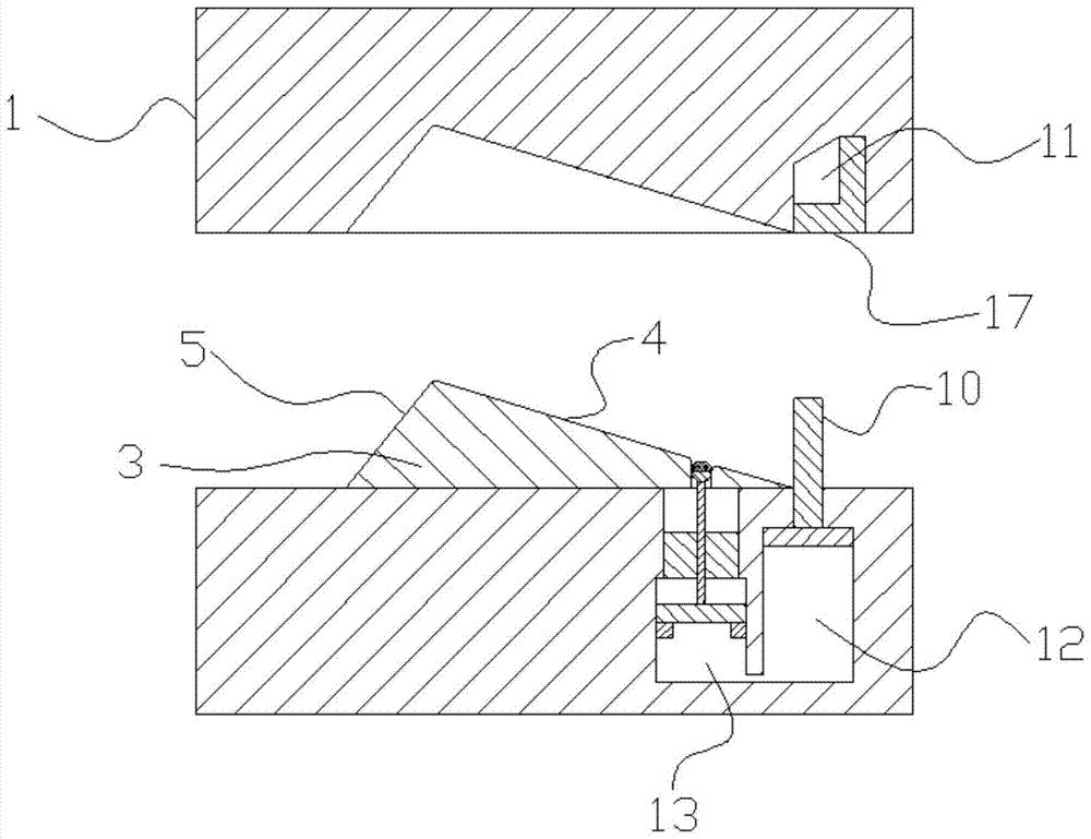 A tamper-proof cold stamping drawing die