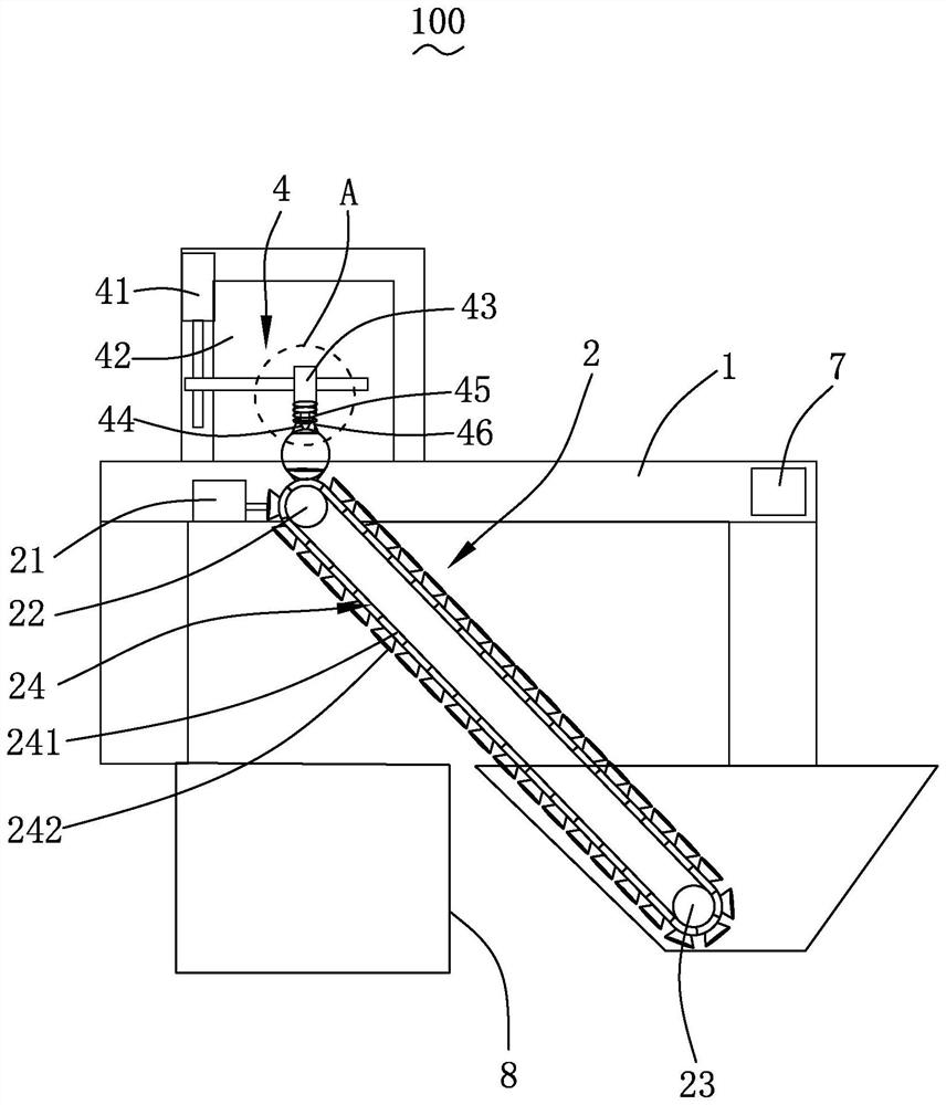 Carya cathayensis shell breaking device