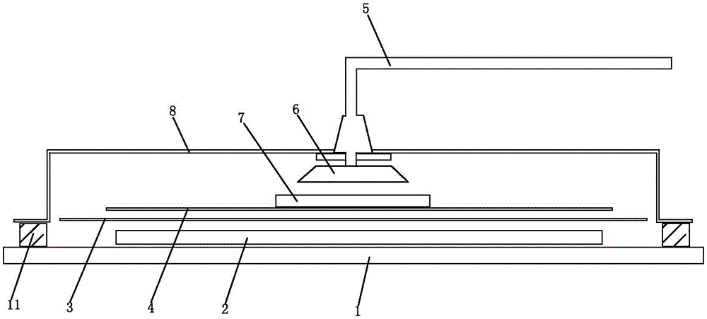 Vacuum assisted resin injection process for preparing fiber composite material