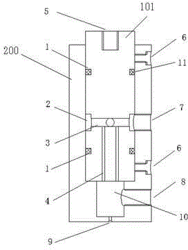 Bubble atomizing nozzle and adjusting method of bubble atomizing nozzle