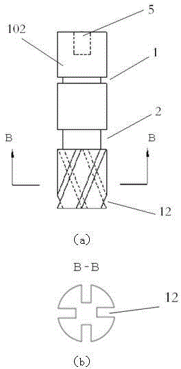 Bubble atomizing nozzle and adjusting method of bubble atomizing nozzle