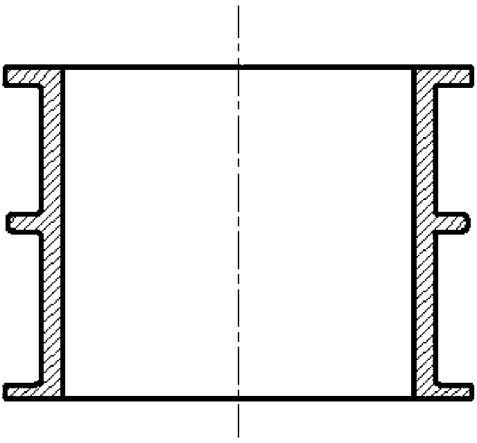 Method for detecting diameter of outer wall of tapered case of aviation engine on line