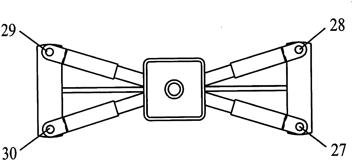 Three-dimensional translation and one-dimensional circumferential rotation type parallel welding robot