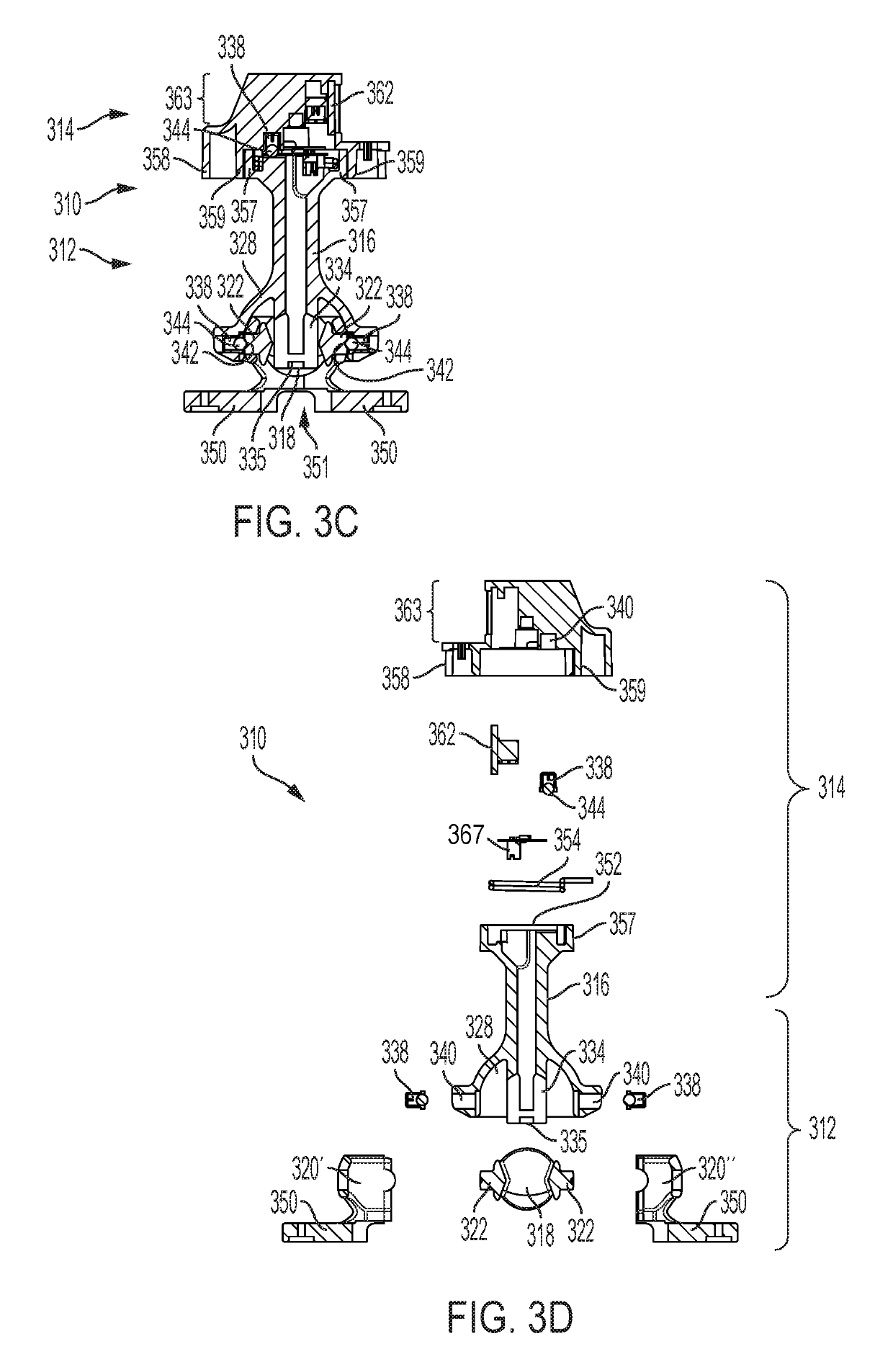 Multi-axis gimbal mounting for controller providing tactile feedback for the null command