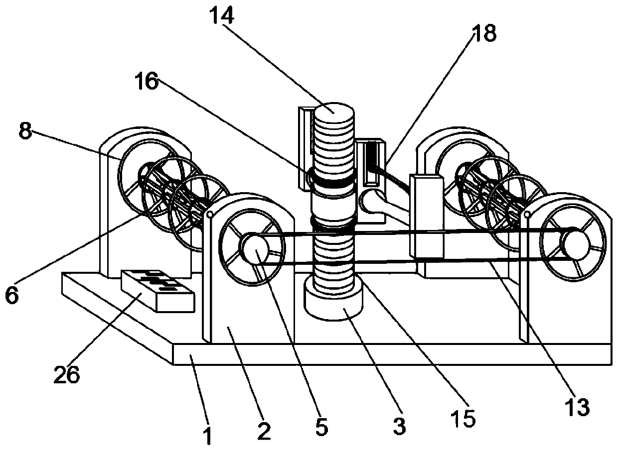 Conveying line tool plate for cable machining