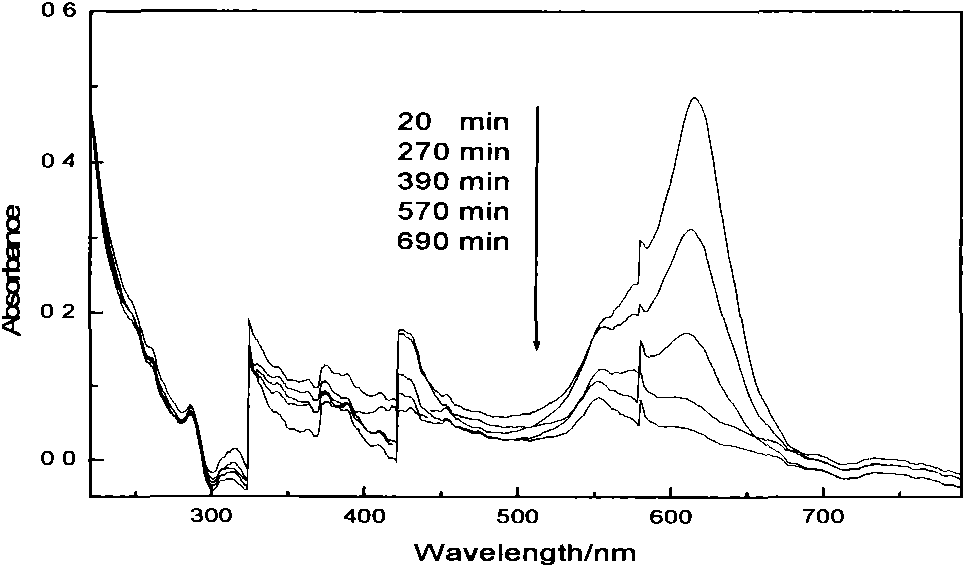 Resin catalyst utilizing visible light to catalyze and degrade organic pollutants and preparation method thereof