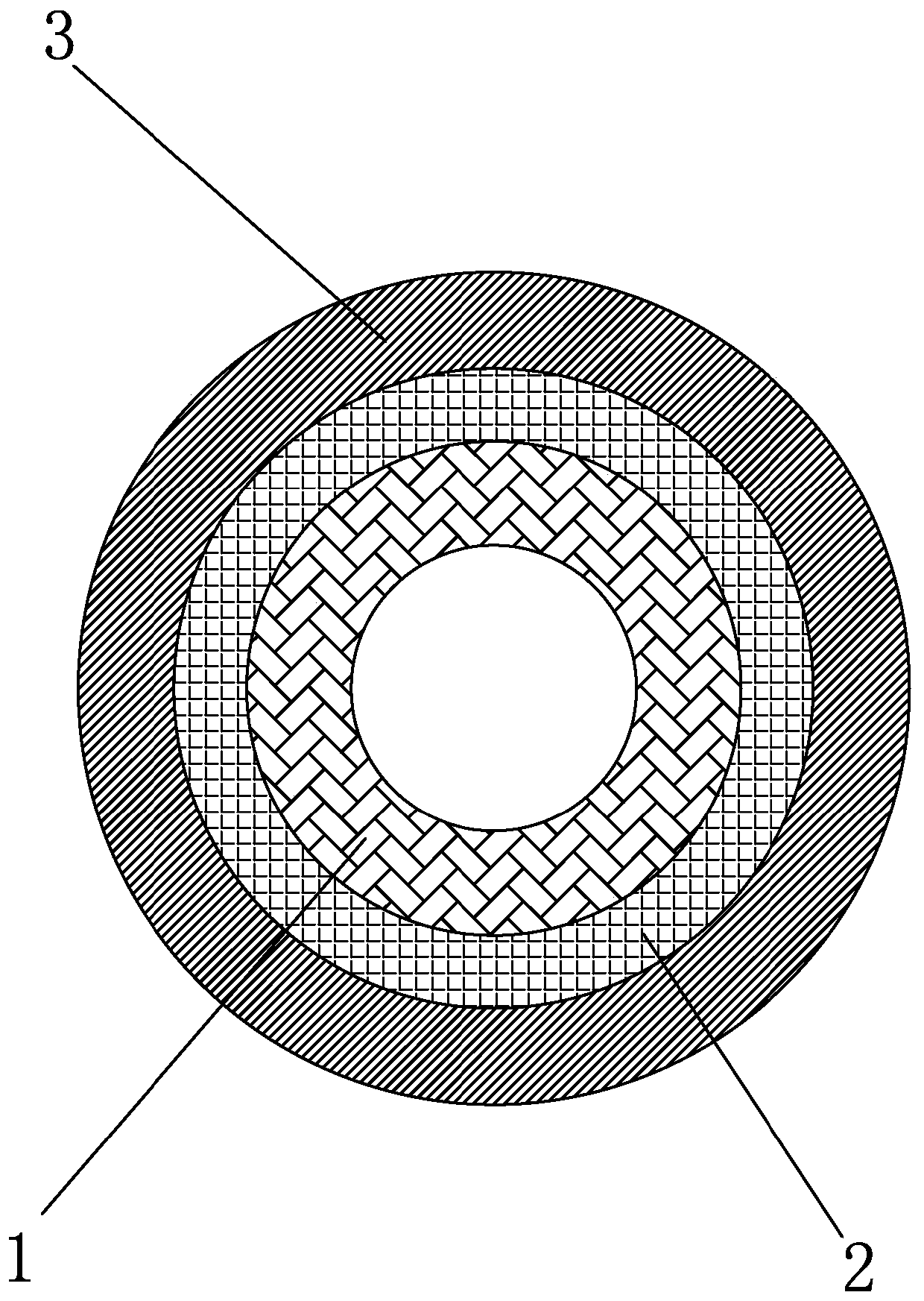 Vortex-spun antibacterial medical yarn