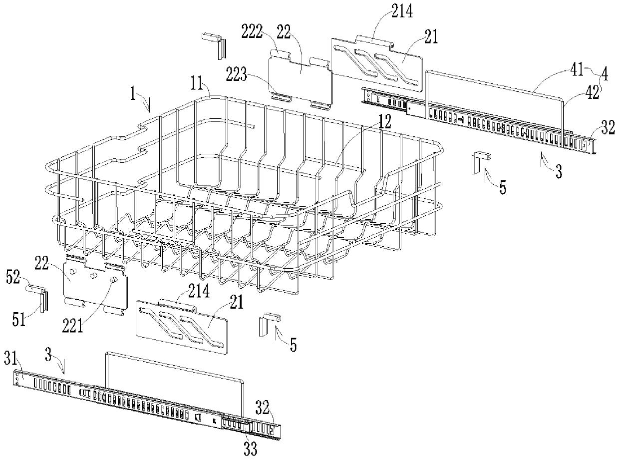 Shelf mechanism and dish washing machine