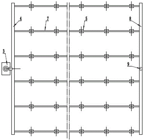 Garbage landfill site multi-layer leachate recirculation pipe network and gas-liquid drainage exchange system