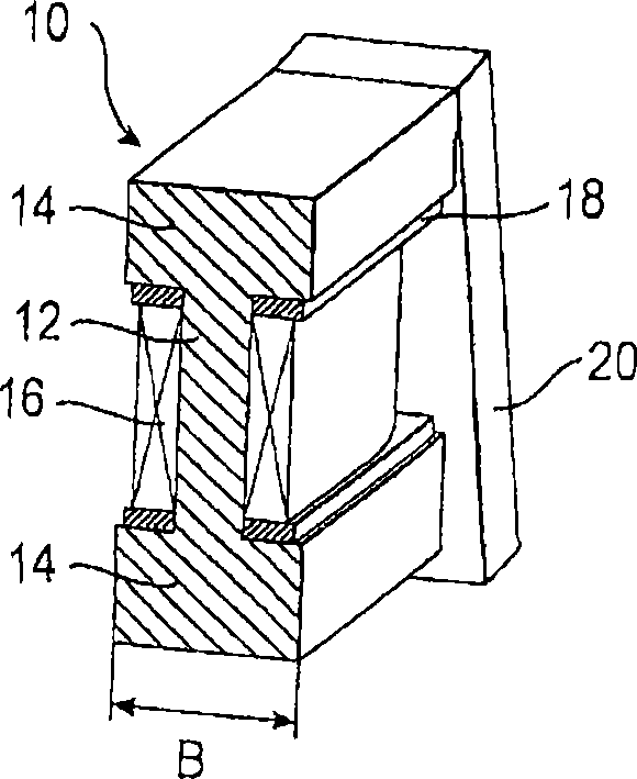 Colineation structure of valve with electromagnetic drive