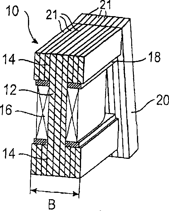 Colineation structure of valve with electromagnetic drive