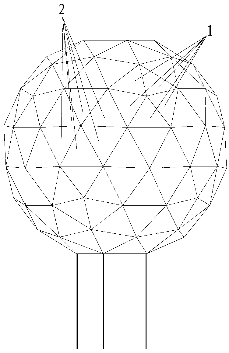 Spherical display screen and manufacturing method thereof