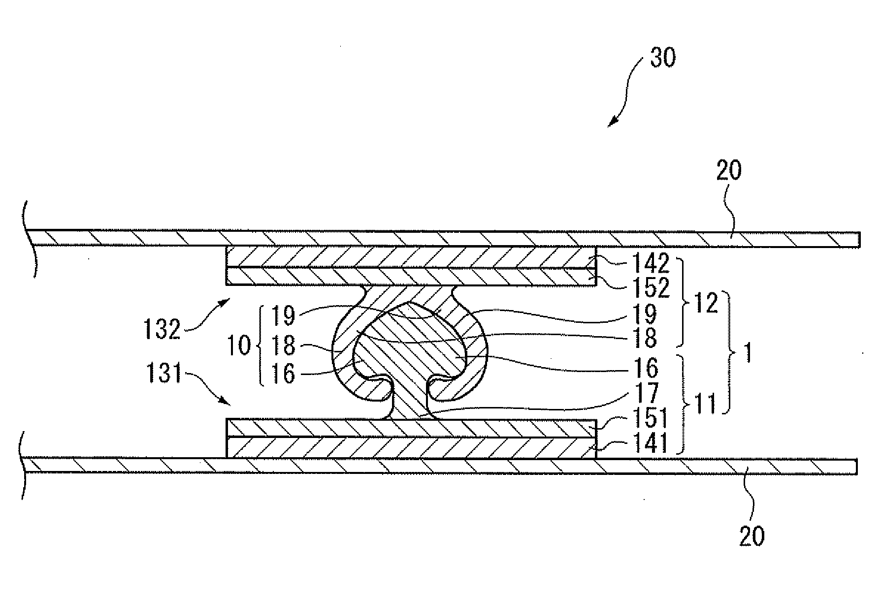 Interlocking device and packaging bag with interlocking device