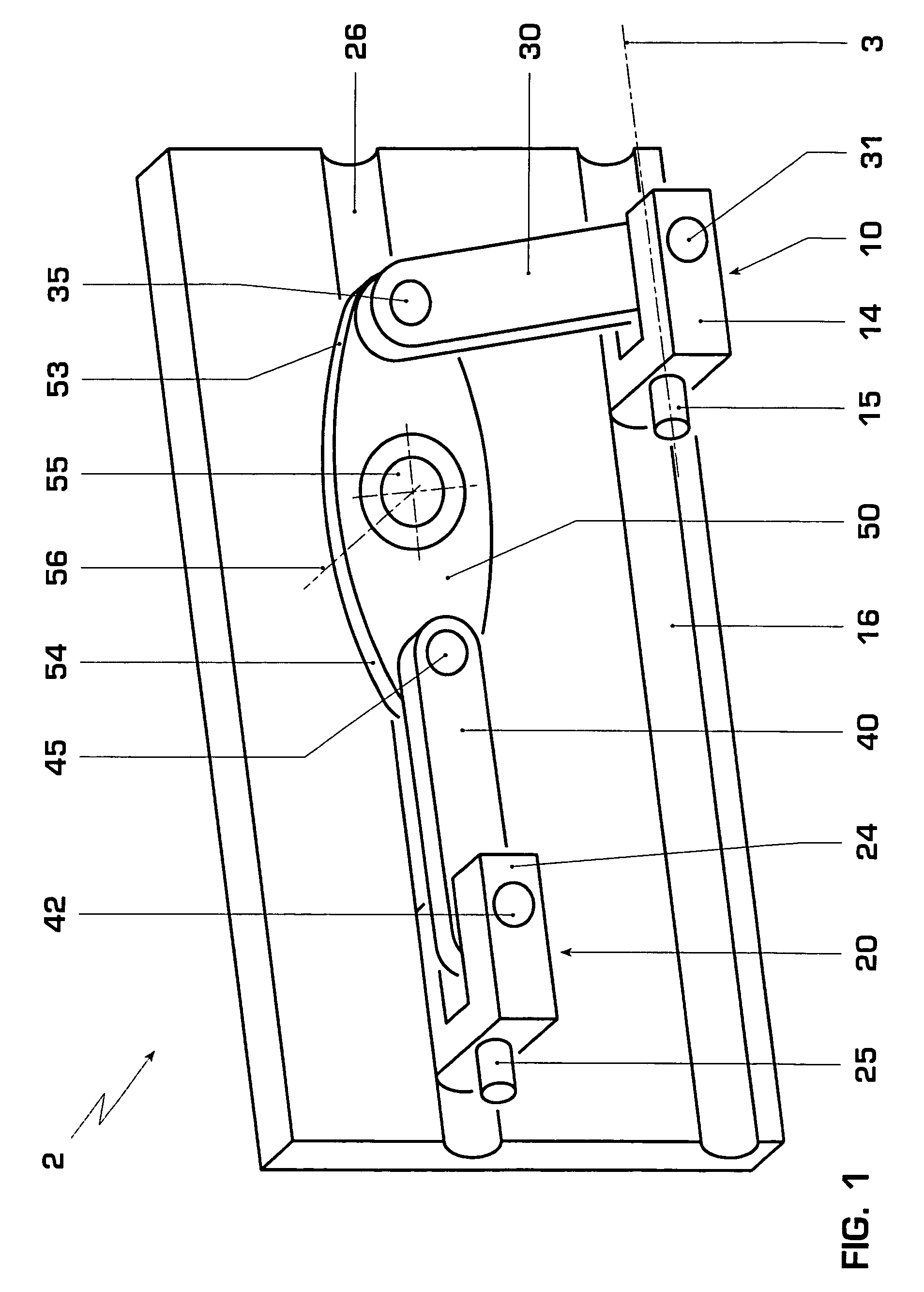 Circuit breaker with a gear having a dead point