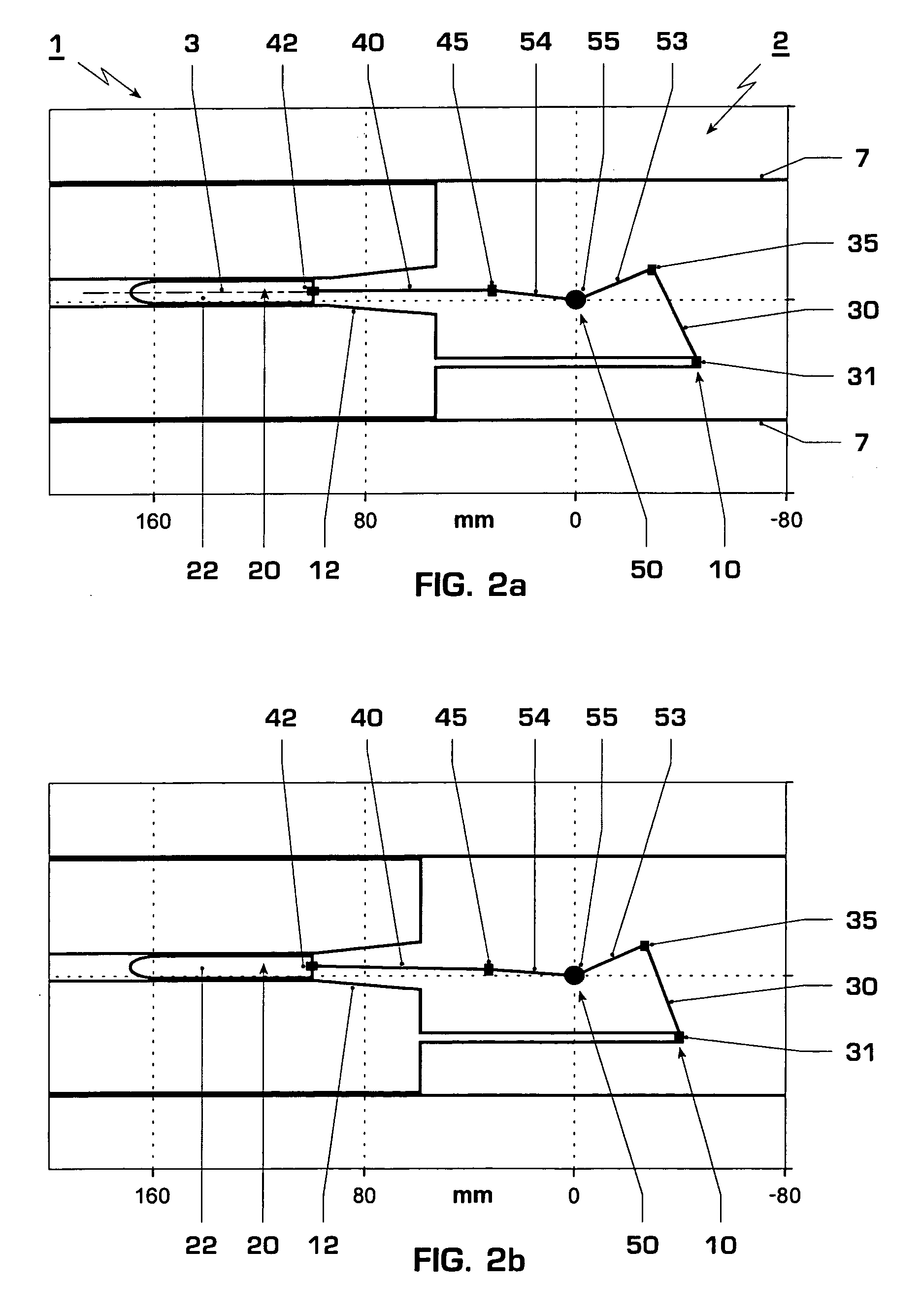 Circuit breaker with a gear having a dead point