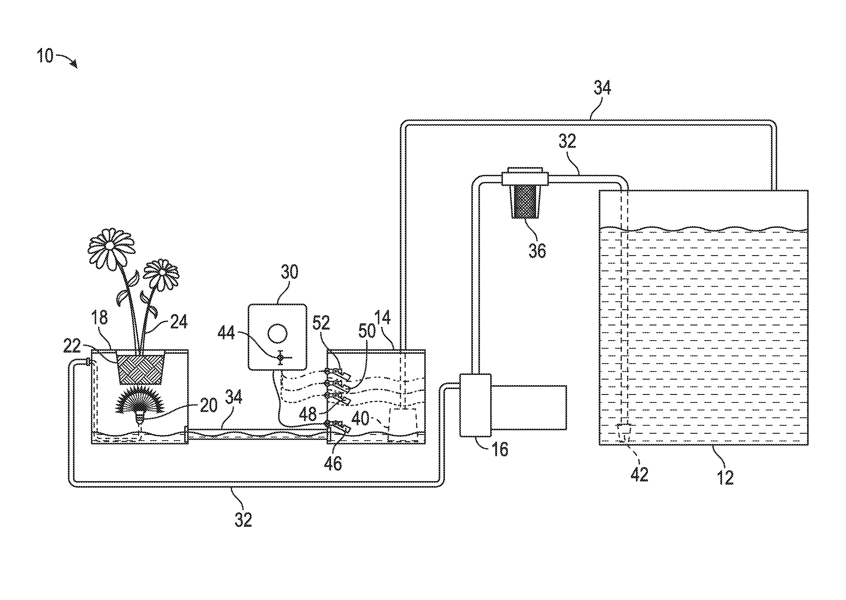 Hydroponic grow system