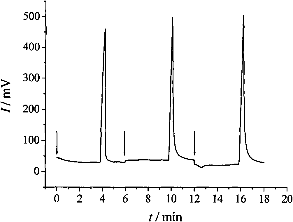 Development of capillary electrophoresis-chemiluminescence detecting device