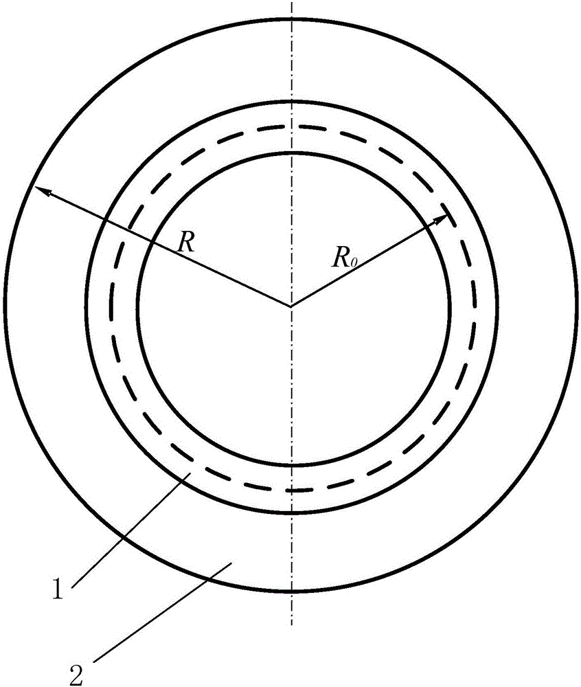 Method for increasing rigidity of discontinuous cutter head of full-face tunnel boring machine and curved surface cutter head