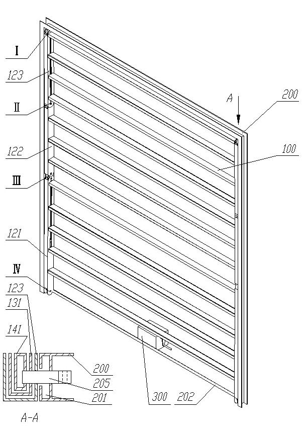 Glissading life-saving theft-proof window