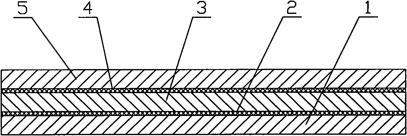 Build-up board for buildings and preparation method thereof