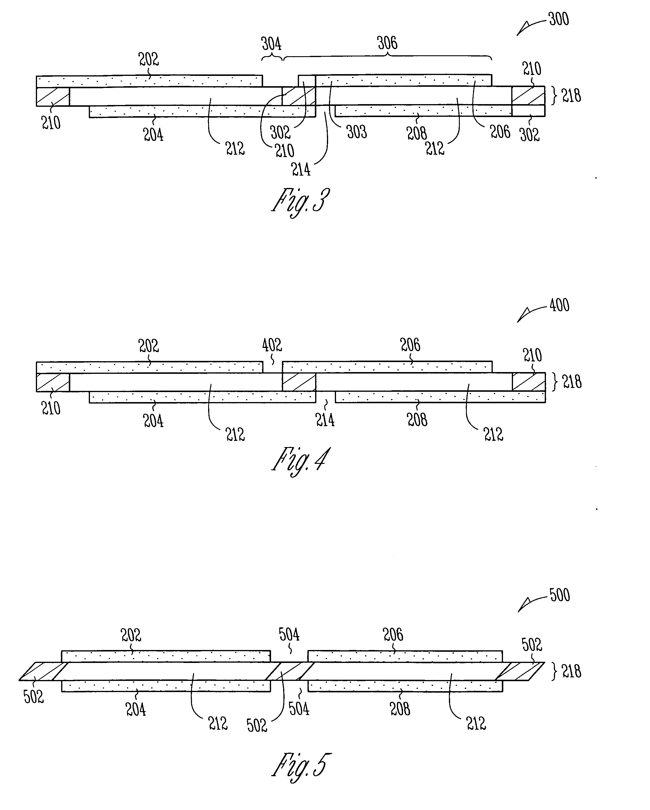 Electrochemical cell assemblies including a region of discontinuity