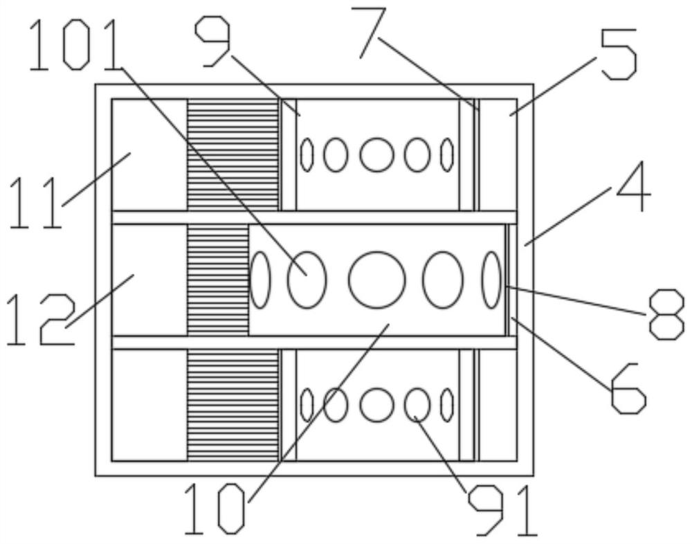 Stirring amount control device for agricultural seeder seeding bin and use method thereof