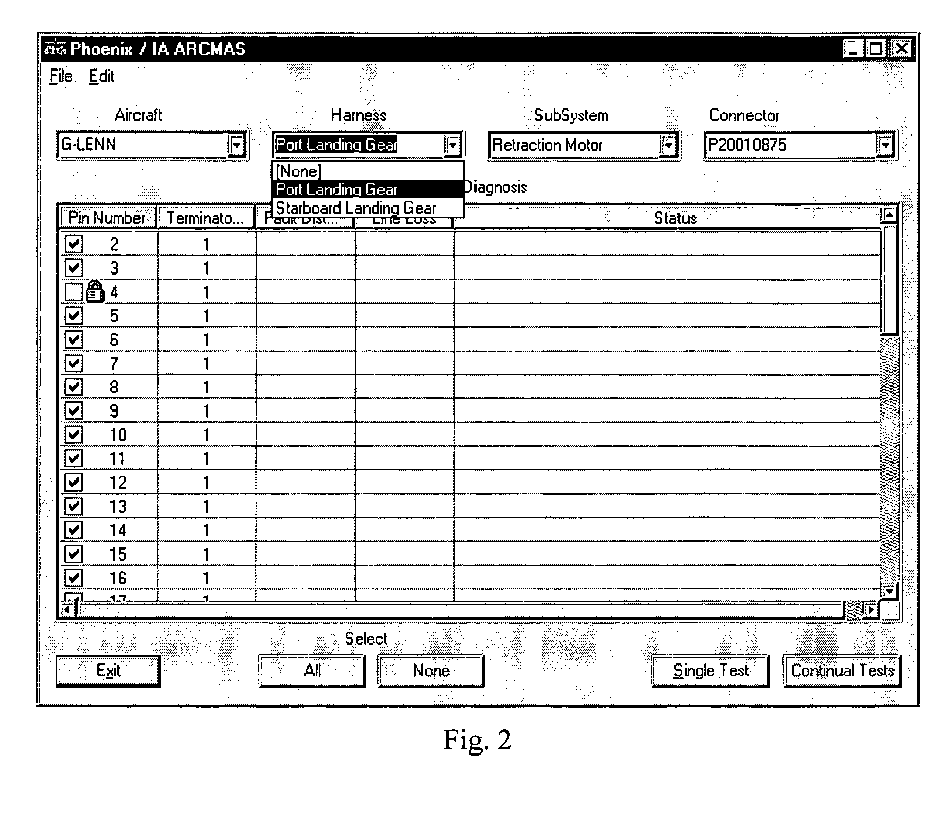 Fault detection system and method