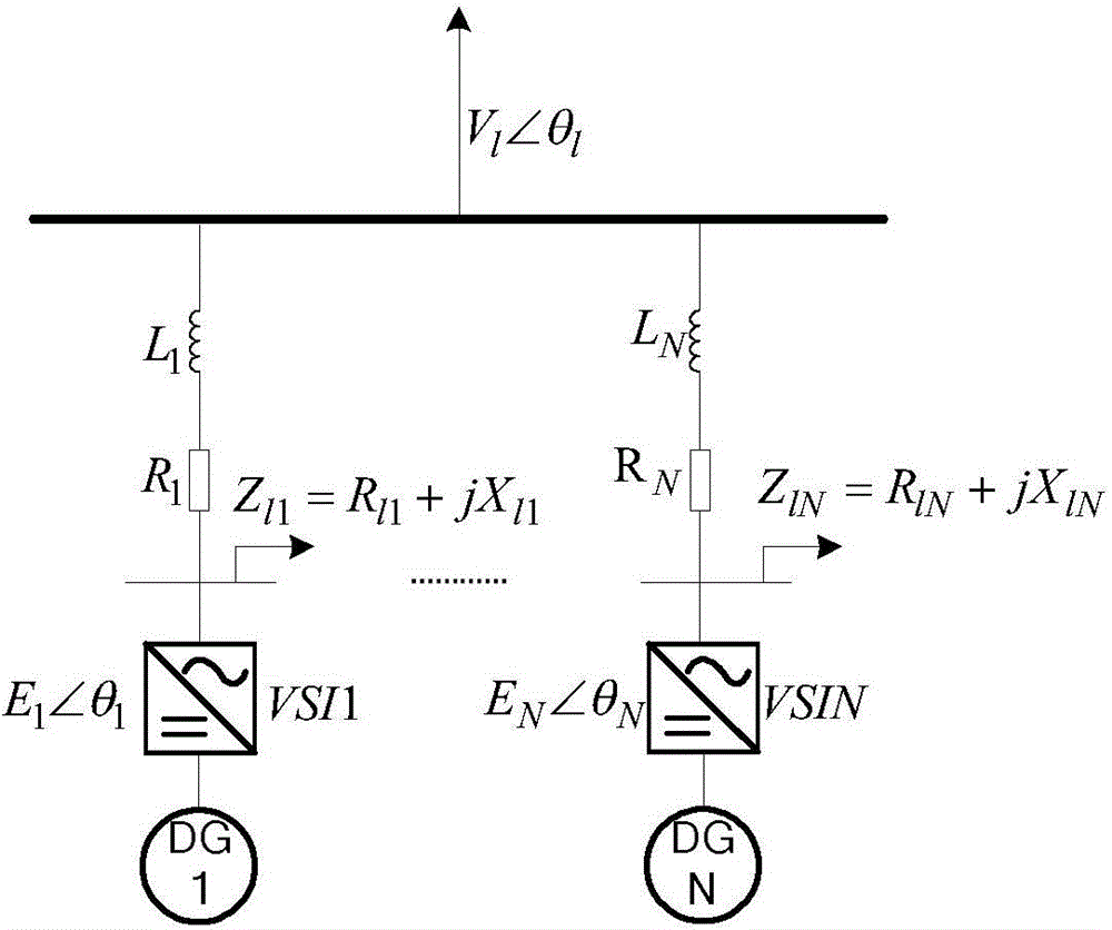 Micro-grid voltage disturbance control method with voltage harmonic compensation