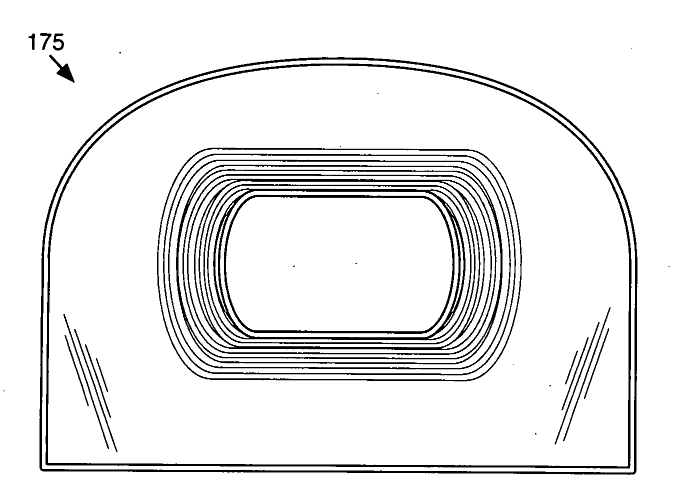 Removable chock insert liner assembly