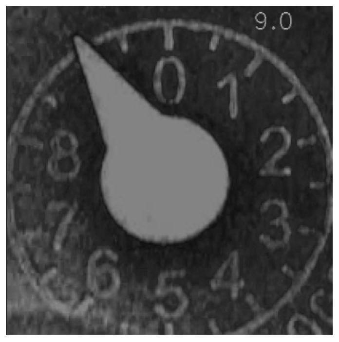 Dial image conversion method, system and equipment for pointer type measuring instrument and medium