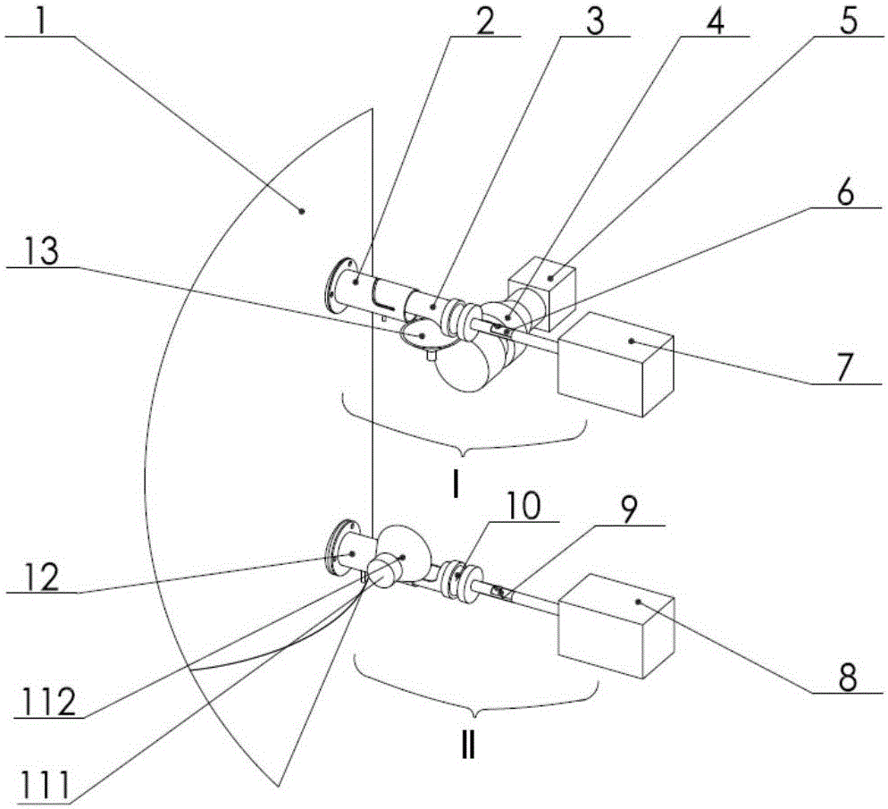 Particle diameter distribution online detecting device of granulating fluidized bed