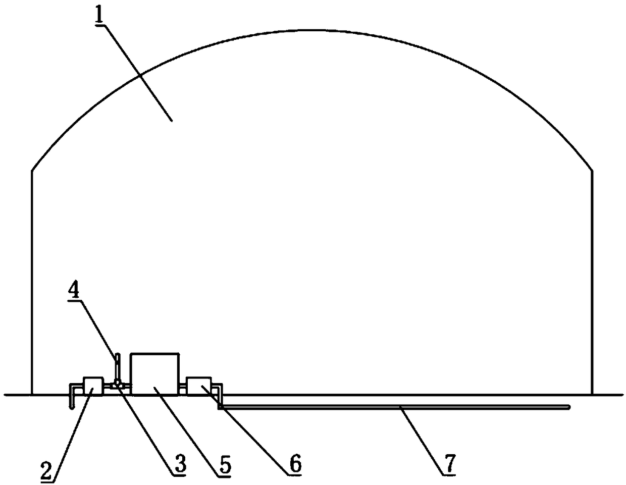 Greenhouse heating device