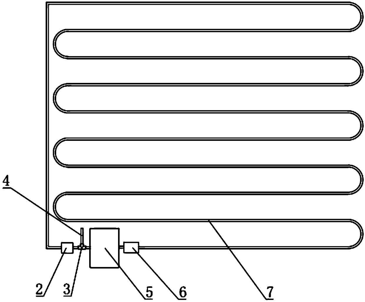 Greenhouse heating device