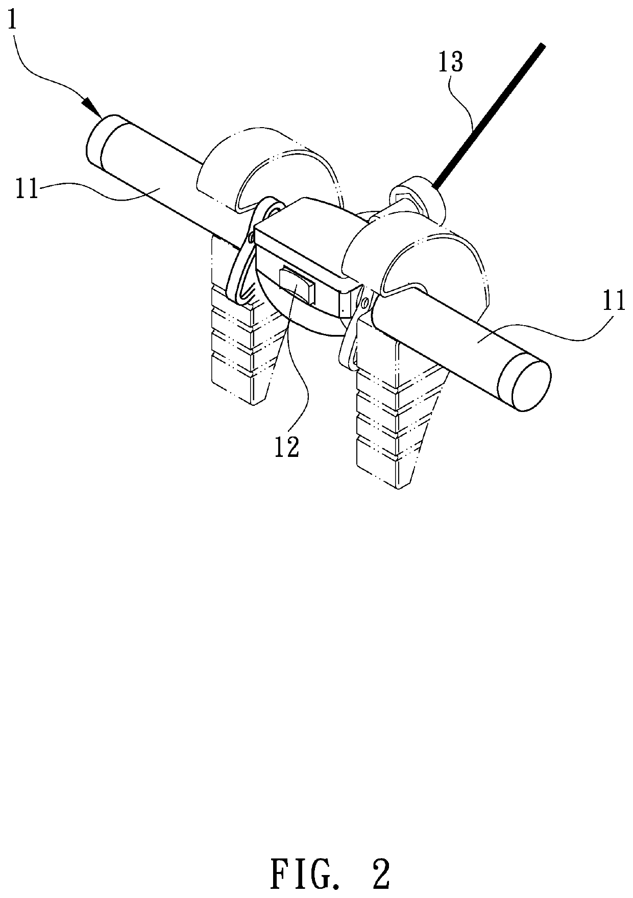 Operating handle of exerciser